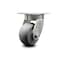 Service Caster 4 Inch Kingpinless Thermoplastic Rubber Wheel Swivel Top Plate Caster SCC SCC-KP30S420-TPRRD - alternate 3